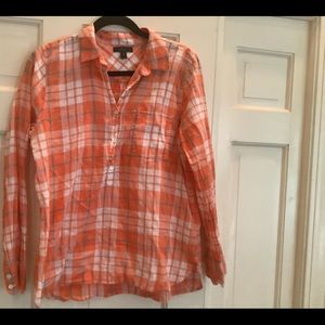 Plaid summer JCREW shirt